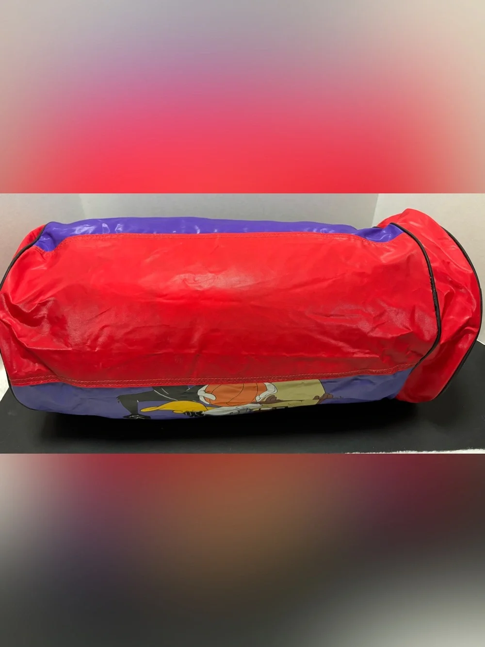 Vintage 1993 Looney Tunes All Stars Basketball Duffle Bag 90s